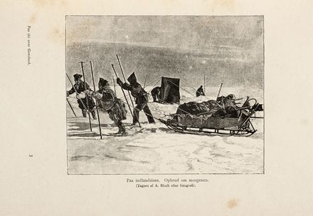  Nansen Fridtjof : Paa Ski over Gronland. En skildring af Den norske Grønlands-Ekspedition  [..]