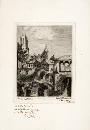  Guglielmo Baldassini  (1885 - 1952) : Canale a Venezia.  - Asta Stampe, disegni e dipinti antichi, moderni e contemporanei [ASTA A TEMPO] - Libreria Antiquaria Gonnelli - Casa d'Aste - Gonnelli Casa d'Aste