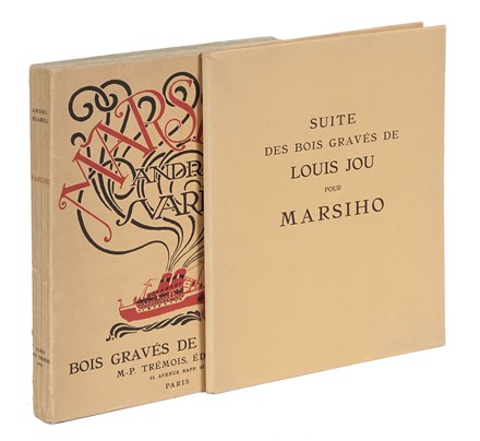  Suars Andr : Marsiho. Bois gravs de Louis Jou. Letteratura, Letteratura francese, Incisione, Letteratura, Arte  Louis Jou [pseud. di Luis Felipe-Vicente Jou i Senabre]  (Gracia-Barcellona, 1881 - Francia, 1968)  - Auction Books, autographs & manuscripts - Libreria Antiquaria Gonnelli - Casa d'Aste - Gonnelli Casa d'Aste