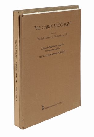  Carrieri Raffaele : Xilografia, Acquaforte, Litografia. Tre tecniche grafiche.  [..]