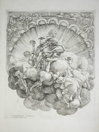  Giovanni Battista Vanni  (Firenze,  - Pistoia, 1660) : Gli affreschi del Correggio nella cupola del Duomo di Parma.  - Auction Stampe, disegni e dipinti antichi, moderni e contemporanei [ASTA A TEMPO] - Libreria Antiquaria Gonnelli - Casa d'Aste - Gonnelli Casa d'Aste