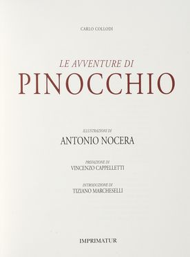  Collodi Carlo : Le avventure di Pinocchio. Illustrazioni di Antonio Nocera.  Antonio  [..]