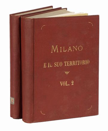  Cantù Cesare [e altri] : Milano e il suo territorio. Tomo I (-II).  - Asta Libri,  [..]