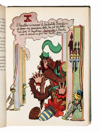  Collodi Carlo : Le Avventure di Pinocchio [?] illustrate con disegni a colori da  [..]