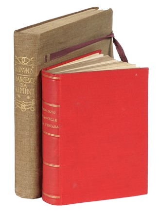  D'Annunzio Gabriele : Francesca da Rimini.  Adolfo De Carolis  (Montefiore dell'Aso, 1874 - Roma, 1928)  - Asta Libri, autografi e manoscritti - Libreria Antiquaria Gonnelli - Casa d'Aste - Gonnelli Casa d'Aste