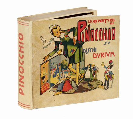 Le avventure di Pinocchio su dischi Durium.  Attilio Mussino  - Asta Libri, autografi  [..]