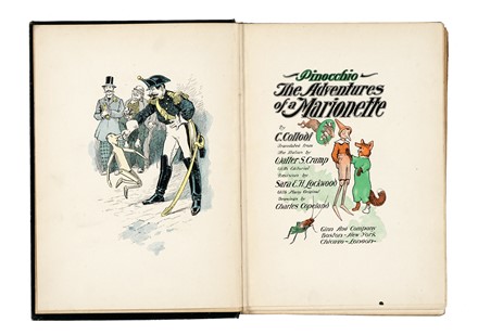 Raccolta di 22 edizioni di Pinocchio in lingua inglese. Illustrati per l'infanzia, Letteratura straniera  Carlo Collodi  - Auction Books, autographs & manuscripts - Libreria Antiquaria Gonnelli - Casa d'Aste - Gonnelli Casa d'Aste