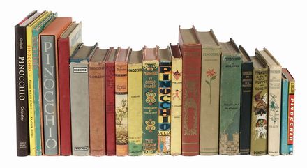 Raccolta di 22 edizioni di Pinocchio in lingua inglese.  Carlo Collodi  - Asta Libri,  [..]