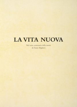  Alighieri Dante : La Vita Nuova.  - Asta Libri, autografi e manoscritti - Libreria  [..]