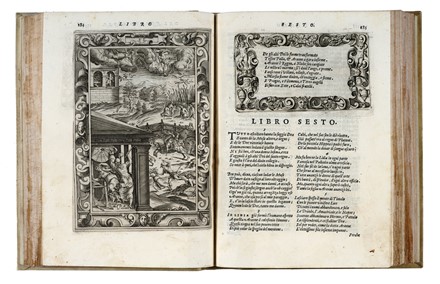  Ovidius Naso Publius : Le metamorfosi [...] ridotte da Gio Andrea dell'Anguillara in ottava rima: Con le Annotationi di M. Gioseppe Horologgi.  Giovanni Andrea Anguillara (dell'), Giuseppe Orologi  - Asta Libri, autografi e manoscritti - Libreria Antiquaria Gonnelli - Casa d'Aste - Gonnelli Casa d'Aste