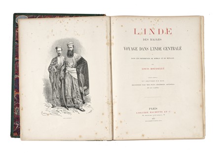  Rousselet Louis : L'Inde des Rajahs. Voyage dans l'Inde Centrale...  - Asta Libri, autografi e manoscritti - Libreria Antiquaria Gonnelli - Casa d'Aste - Gonnelli Casa d'Aste