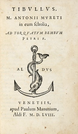  Ausonius Decimus Magnus : Opera. Aldina, Classici, Collezionismo e Bibliografia, Letteratura  - Auction Books, autographs & manuscripts - Libreria Antiquaria Gonnelli - Casa d'Aste - Gonnelli Casa d'Aste