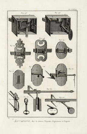  Denis Diderot  (Langres,, 1713 - Parigi,, 1784) : Lotto di dieci fascicoli da Encyclopdie ou Dictionnaire raisonn des sciences, des arts et des mtiers.  Jean Le Rond (d') Alembert  (Parigi, 1717 - 1783)  - Asta Stampe, disegni e dipinti antichi, moderni e contemporanei [ASTA A TEMPO] - Libreria Antiquaria Gonnelli - Casa d'Aste - Gonnelli Casa d'Aste