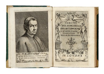  Burchiello : Sonetti [...] del Bellincioni e d'altri poeti fiorentini alla Burchiellesca.  Antonio Maria Biscioni  - Asta Libri, autografi e manoscritti - Libreria Antiquaria Gonnelli - Casa d'Aste - Gonnelli Casa d'Aste