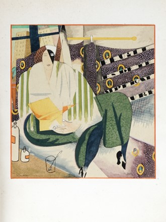  Morand Paul : Poèmes [...] Illustré de seize aquarelles de Georges Gaudion.  Georges Gaudion, Jean Saudé  - Asta Libri, autografi e manoscritti - Libreria Antiquaria Gonnelli - Casa d'Aste - Gonnelli Casa d'Aste