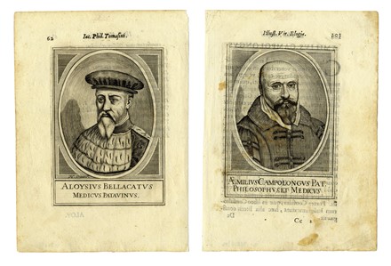  Anonimo del XVII secolo : Lotto di sedici ritratti di medici illustri.  - Asta Stampe, disegni e dipinti antichi, moderni e contemporanei [ASTA A TEMPO] - Libreria Antiquaria Gonnelli - Casa d'Aste - Gonnelli Casa d'Aste