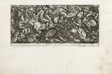  Antonio Tempesta  (Firenze, 1555 - Firenze, 1630) : Scene di battaglia / XII Caesares in equestri forma.  Giovanni Battista Fontana  (Verona, 1541 - Innsbruck, 1587)  - Asta Stampe, disegni e dipinti antichi, moderni e contemporanei [ASTA A TEMPO] - Libreria Antiquaria Gonnelli - Casa d'Aste - Gonnelli Casa d'Aste