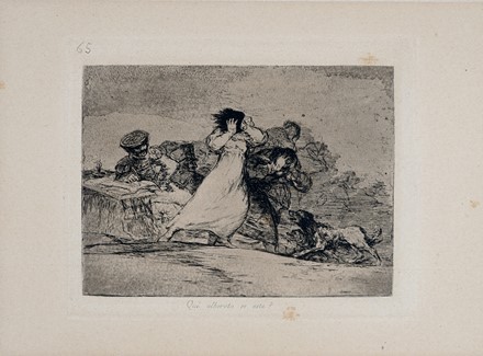  Francisco Goya y Lucientes  (Fuendetodos,, 1746 - Bordeaux,, 1828) : El Esforzado Rendon Picando un Toro, de Cuya Suerte Muri en la Plaza de Madrid.  - Auction Stampe, disegni e dipinti antichi, moderni e contemporanei [ASTA A TEMPO] - Libreria Antiquaria Gonnelli - Casa d'Aste - Gonnelli Casa d'Aste