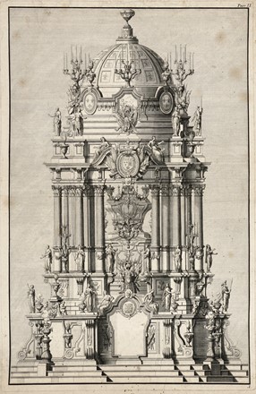  Giuseppe Galli Bibiena  (Parma, 1696 - Berlino, 1757) [da] : Cinque tavole da Architetture e prospettive.  - Asta Stampe, disegni e dipinti antichi, moderni e contemporanei [ASTA A TEMPO] - Libreria Antiquaria Gonnelli - Casa d'Aste - Gonnelli Casa d'Aste