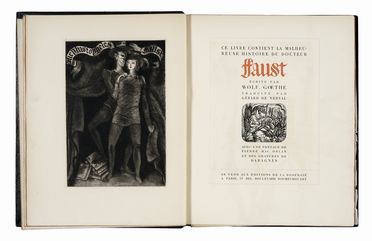  Goethe Johann Wolf (von) : Ce livre contient la malheureuse histoire du docteur  [..]