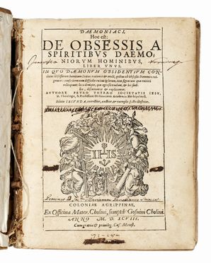  Thyraeus Petrus : Daemoniaci, hoc est: De obsessis a spiritibus daemoniorum hominibus,  [..]