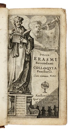  Erasmus Roterodamus : Colloquia familiaria. Cum omnium notis. Filosofia  - Auction Books, autographs & manuscripts - Libreria Antiquaria Gonnelli - Casa d'Aste - Gonnelli Casa d'Aste