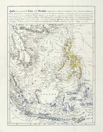  Cuarteron Carlos : Spiegazione e traduzione dei XIV quadri relativi alle isole di Salibaboo, Talaor, Sanguey, Nanuse, Mindanao, Celebes... Storia locale, Geografia e viaggi, Storia, Diritto e Politica  - Auction Books, autographs & manuscripts - Libreria Antiquaria Gonnelli - Casa d'Aste - Gonnelli Casa d'Aste