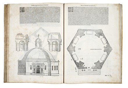  Serlio Sebastiano : Il terzo libro [...] nel qual si figurano, e descrivono le antiquita di Roma, e le altre che sono in Italia, e fuori d'Italia.  - Asta Libri, autografi e manoscritti - Libreria Antiquaria Gonnelli - Casa d'Aste - Gonnelli Casa d'Aste