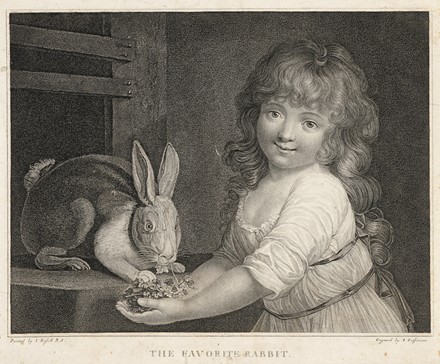  Alessandro Zaffonato  ( - 1835) : Tom and his pidgeons / The favorite rabbit.  - Auction Stampe, disegni e dipinti antichi, moderni e contemporanei [ASTA A TEMPO] - Libreria Antiquaria Gonnelli - Casa d'Aste - Gonnelli Casa d'Aste