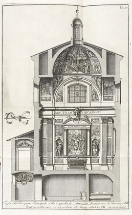  Gori Antonio Francesco : Descrizione della cappella di S. Antonino arcivescovo di Firenze dell'Ordine de' Predicatori.  - Asta Libri, autografi e manoscritti - Libreria Antiquaria Gonnelli - Casa d'Aste - Gonnelli Casa d'Aste