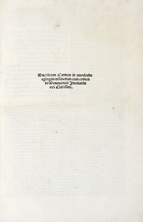  Petrarca Francesco : Librorum Francisci Petrarche impressorum annotatio.  Girolamo  [..]