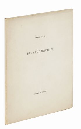  Chia Sandro : Bibliographie.  - Asta Libri, autografi e manoscritti - Libreria  [..]