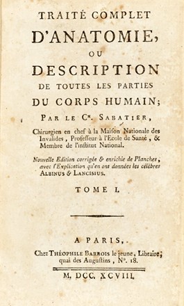  Craanen Theodor : Tractatus physico-medicus de homine, in quo status ejus tam naturalis, quam praeternaturalis... Medicina, Chirurgia, Figurato, Medicina, Collezionismo e Bibliografia  Raphael Bienvenu Sabatier  - Auction Books, autographs & manuscripts - Libreria Antiquaria Gonnelli - Casa d'Aste - Gonnelli Casa d'Aste