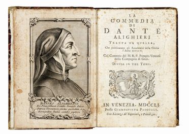  Alighieri Dante : La commedia [...] tratta da quella che pubblicarono gli Accademici  [..]