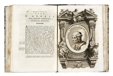  Vasari Giorgio : Vite de' pi eccellenti pittori scultori ed architetti [...]. Tomo primo (-settimo).  - Asta Libri, autografi e manoscritti - Libreria Antiquaria Gonnelli - Casa d'Aste - Gonnelli Casa d'Aste