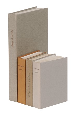  Erasmus Roterodamus : Éloge de la Folie... Letteratura francese, Letteratura  Charles Baudelaire  ( - 1867, ), Nerval Gérard de [pseud. di Labrunie Gérard], Gustave Flaubert  - Auction Books, autographs & manuscripts - Libreria Antiquaria Gonnelli - Casa d'Aste - Gonnelli Casa d'Aste