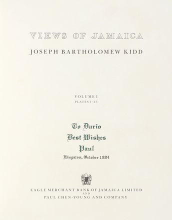  Kidd Joseph Bartholomew : Views of Jamaica. Volume I (-II).  - Asta Libri, autografi e manoscritti - Libreria Antiquaria Gonnelli - Casa d'Aste - Gonnelli Casa d'Aste