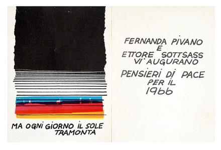  Sottsass Ettore : [Sbaang]. [East 128 (n. 14)].  Fernanda Pivano  - Asta Libri, autografi e manoscritti - Libreria Antiquaria Gonnelli - Casa d'Aste - Gonnelli Casa d'Aste