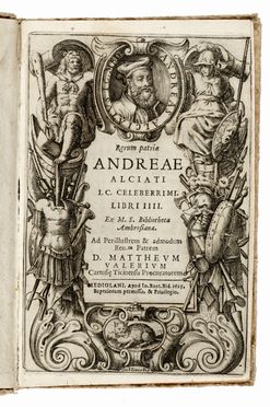  Alciati Andrea : Rerum patriae [...] libri IIII.  - Asta Libri, autografi e manoscritti  [..]
