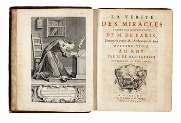  Carré de Montgeron Louis Basile : La verite des miracles operes par l'intercession  [..]