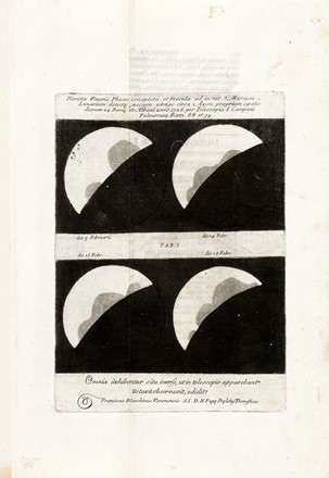  Bianchini Francesco : Hesperi et Phosphori nova phaenomena sive observationes circa planetam Veneris unde colligitur.  - Asta Libri, autografi e manoscritti - Libreria Antiquaria Gonnelli - Casa d'Aste - Gonnelli Casa d'Aste