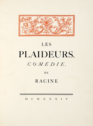  Plato : Le banquet... Letteratura francese, Letteratura  Jean Racine  - Auction Books, autographs & manuscripts - Libreria Antiquaria Gonnelli - Casa d'Aste - Gonnelli Casa d'Aste