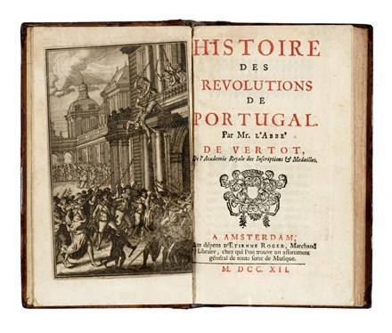 Lotto di 4 opere di storia.  Emanoel (de) Azevedo, Ren Aubert Vertot de, Francesco Becattini, Pietro Colletta  - Asta Libri, autografi e manoscritti - Libreria Antiquaria Gonnelli - Casa d'Aste - Gonnelli Casa d'Aste