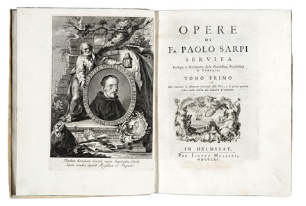  Sarpi Paolo : Opere... Tomo primo (-sesto).  - Asta Libri, autografi e manoscritti - Libreria Antiquaria Gonnelli - Casa d'Aste - Gonnelli Casa d'Aste