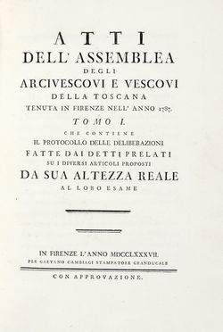 Lotto di 4 opere di storia locale toscana.  Reginaldo Tanzini  - Asta Libri, autografi  [..]