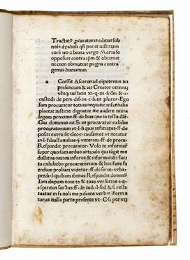  Bartolo da Sassoferrato [attribuito a] : Tractatus procuratoris editus sub nomine  [..]