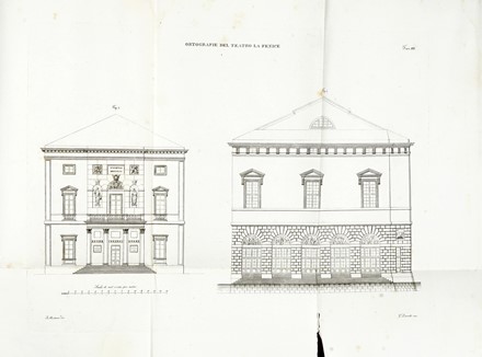  Meduna Giambattista : Il teatro la Fenice in Venezia edificato dall'architetto Antonio Selva nel 1792 e ricostruito in parte il 1836...  Tommaso Meduna, Antonio Selva  - Asta Libri, autografi e manoscritti - Libreria Antiquaria Gonnelli - Casa d'Aste - Gonnelli Casa d'Aste