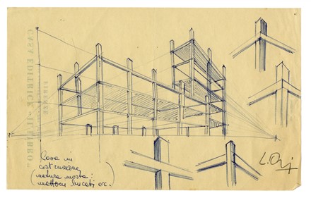  Luciano Ori  (Firenze, 1928 - 2007) : Lotto composto di 60 disegni.  - Asta Arte antica, moderna e contemporanea - Libreria Antiquaria Gonnelli - Casa d'Aste - Gonnelli Casa d'Aste