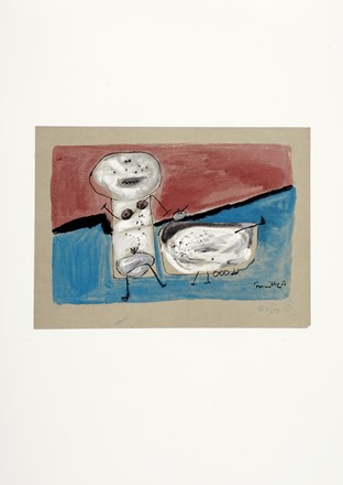 Benincasa Carmine : Corneille. 42 disegni del periodo COBRA, 1948-1951. Arte  Corneille [pseud. di Guillaume Cornelis Beverloo]  (Liegi, 1922 - Auvers-sur-Oise, 2010)  - Auction Books, autographs & manuscripts [timed auction] - Libreria Antiquaria Gonnelli - Casa d'Aste - Gonnelli Casa d'Aste