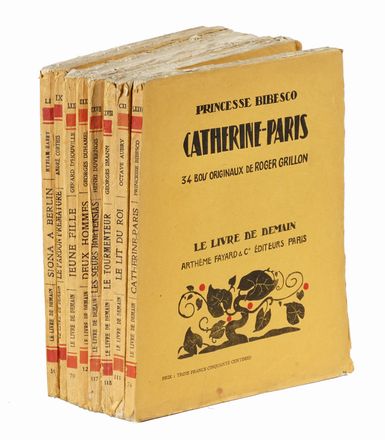 Lotto di 8 annate de 'Le Livre de Demain'.  - Asta Libri, autografi e manoscritti  [..]